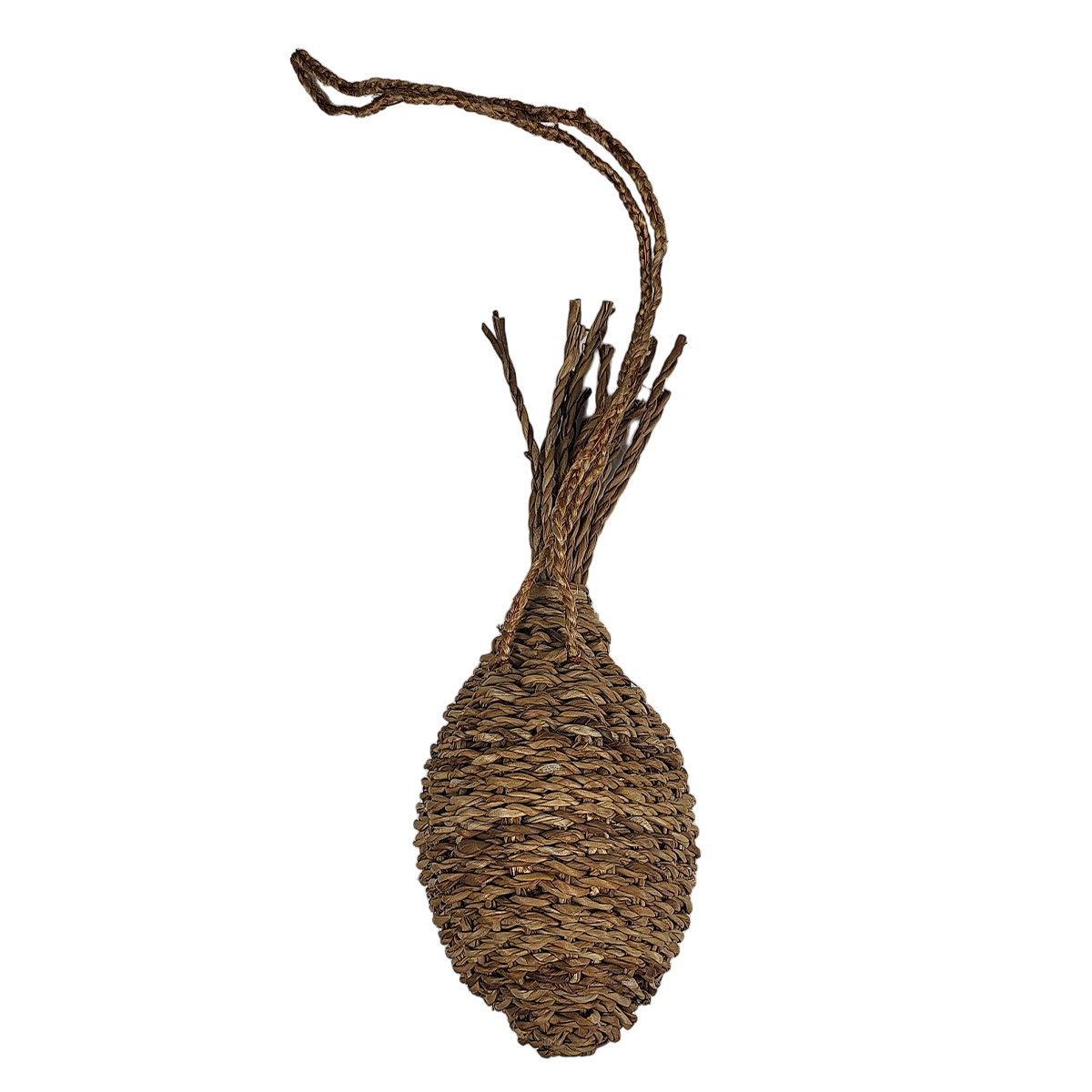 Vogelhäusschen aus Schilfgras