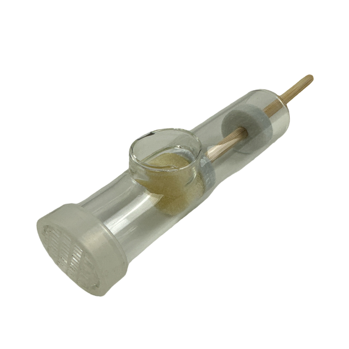 Glas Zeichenkolben