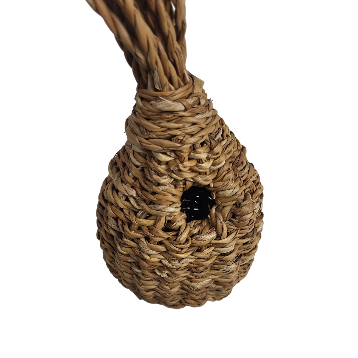 Vogelhäusschen aus Schilfgras